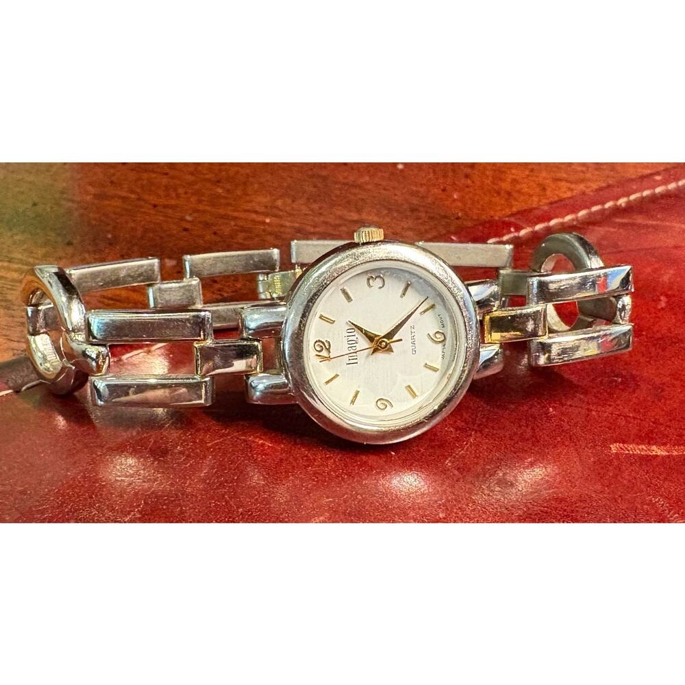 Women's 25mm silver Tone Imagio Watch, Bracelet Band